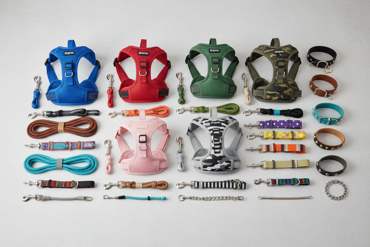 Dog Harnesses, Coats, Leads & Collars