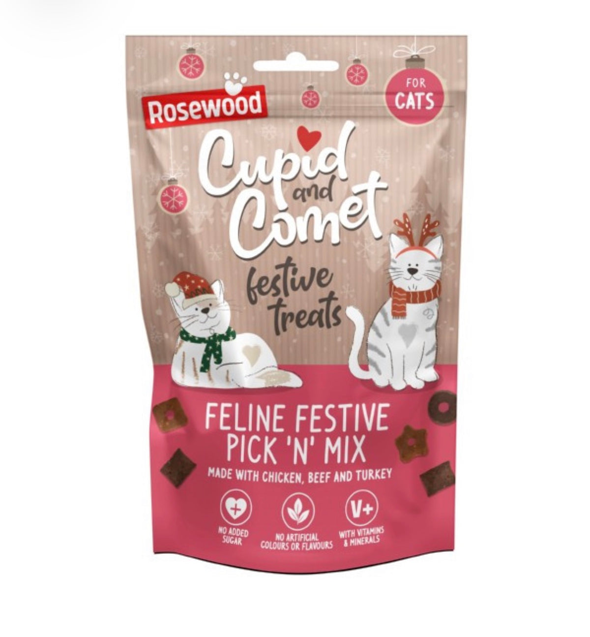 Rosewood Feline Festive Pick ’N’ Mix Cat Treats 180g