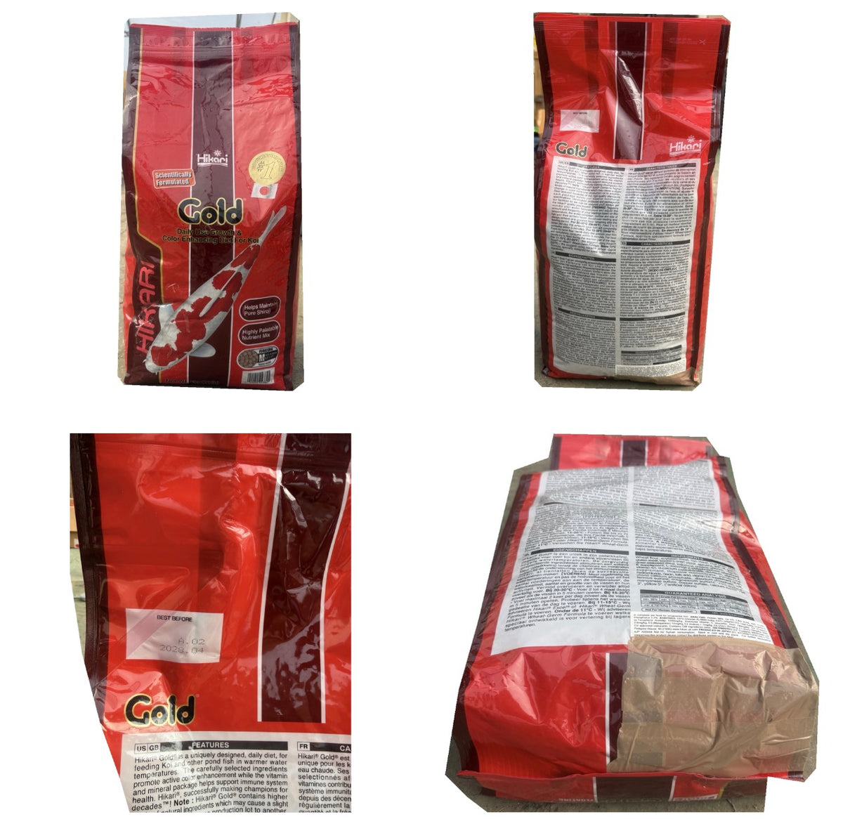 DAMAGED – Hikari Gold Medium Floating Koi Food 5kg