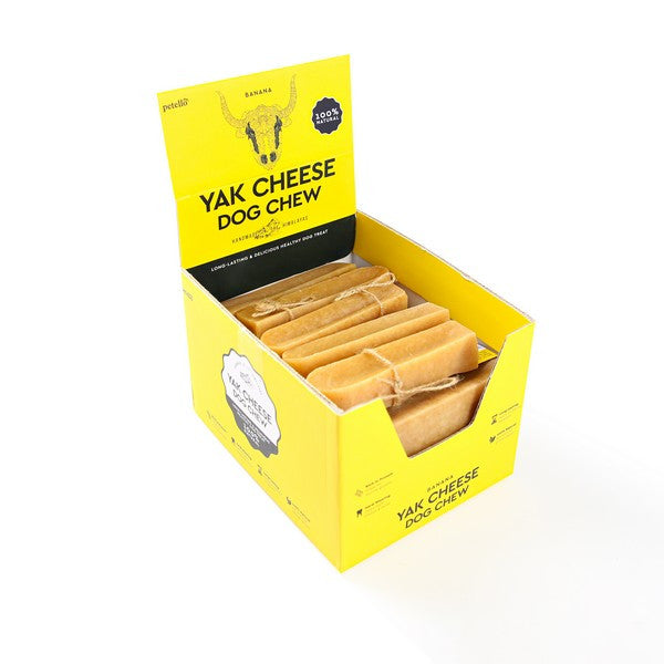 Petello Banana Yak Cheese Dog Chew – Medium 75g