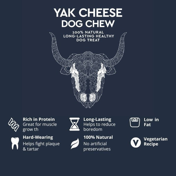 Petello Banana Yak Cheese Dog Chew – Medium 75g