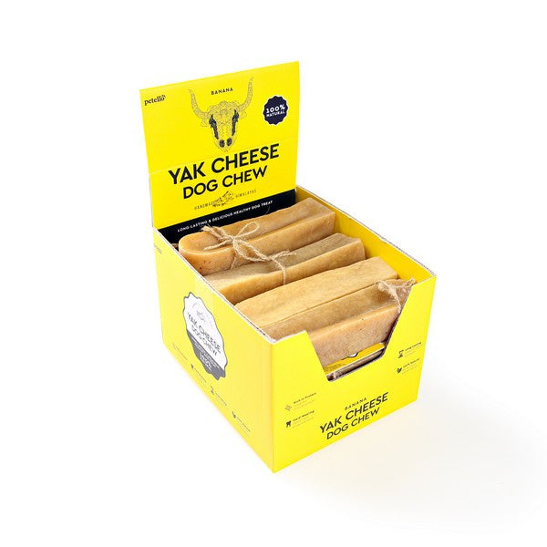 Petello Banana Yak Cheese Dog Chew – Extra Large 155g