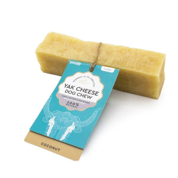 Petello Coconut Yak Cheese Dog Chew – Large 115g