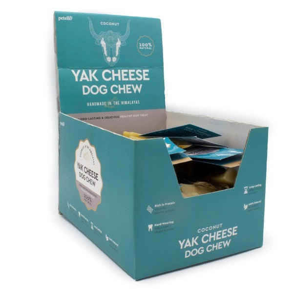 Petello Coconut Yak Cheese Dog Chew – Large 115g