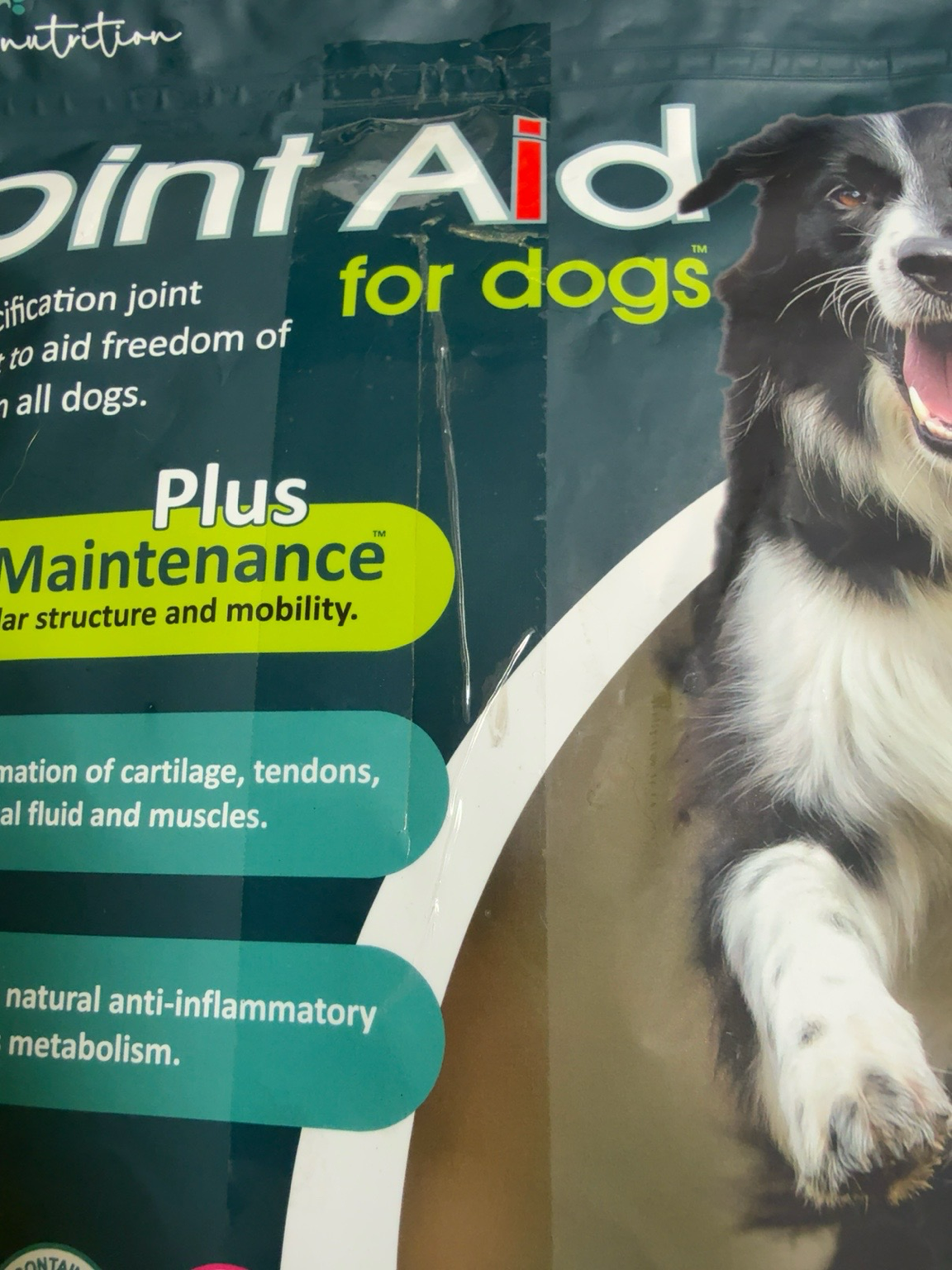GWF Joint Aid for Dogs + Muscle Maintenance – 2kg – DAMAGED BAG