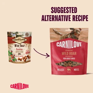 Carnilove Crunchy Wild Boar with Rosehips Dog Treats – 200g