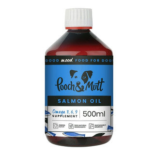 Pooch & Mutt Salmon Oil for Dogs & Cats 500ml