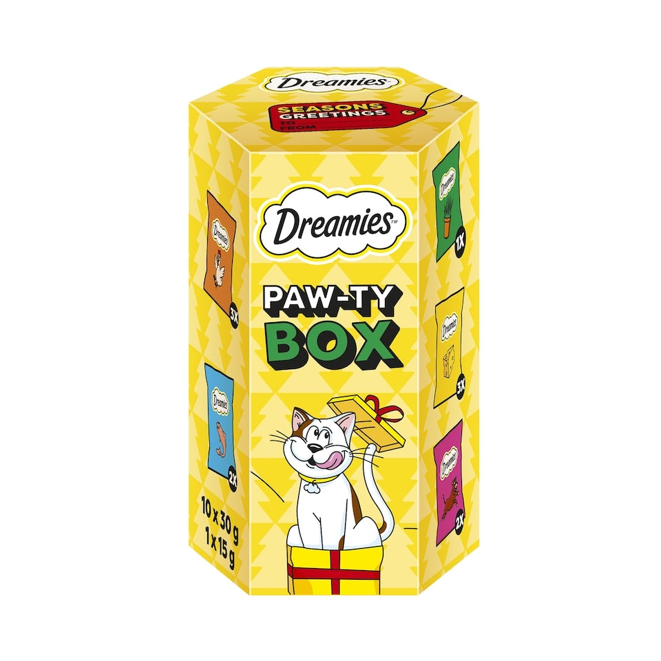 Dreamies Christmas Gift Box – 11 Packs of Cat Treats 315g