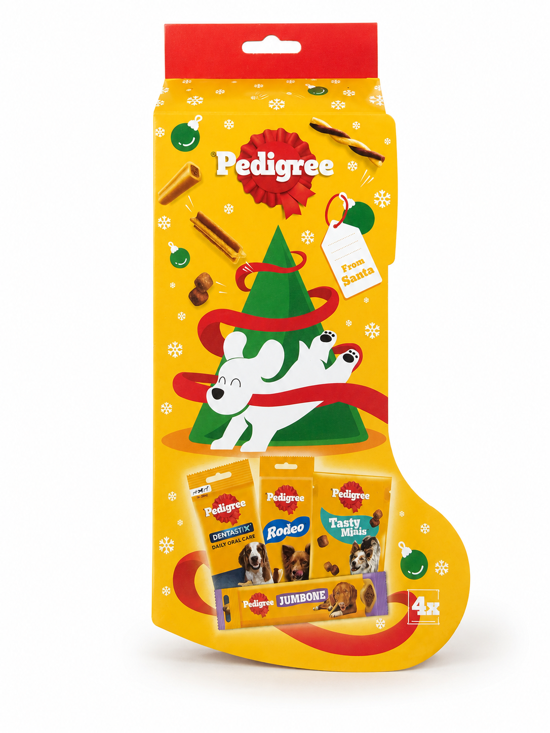 Short Date 🍃 Pedigree Christmas Stocking Mixed Dog Treats 367g – BBE 07/11/2026