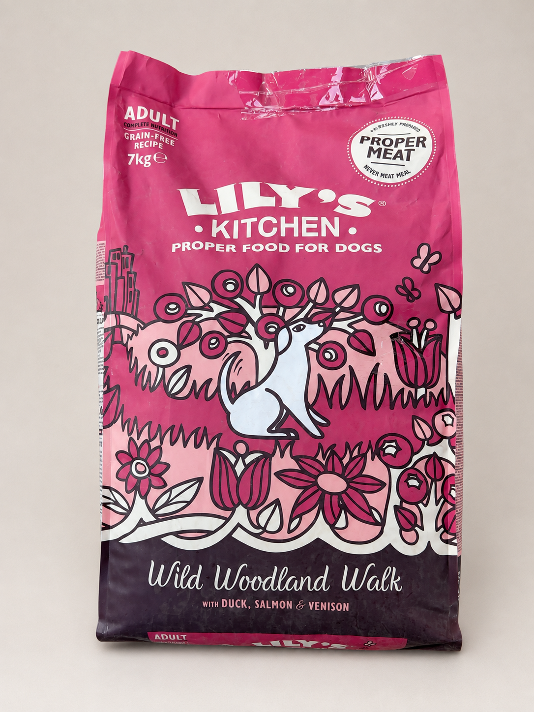 Lily’s Kitchen Wild Woodland Walk Adult Dry Dog Food 6KG – Damaged Packaging
