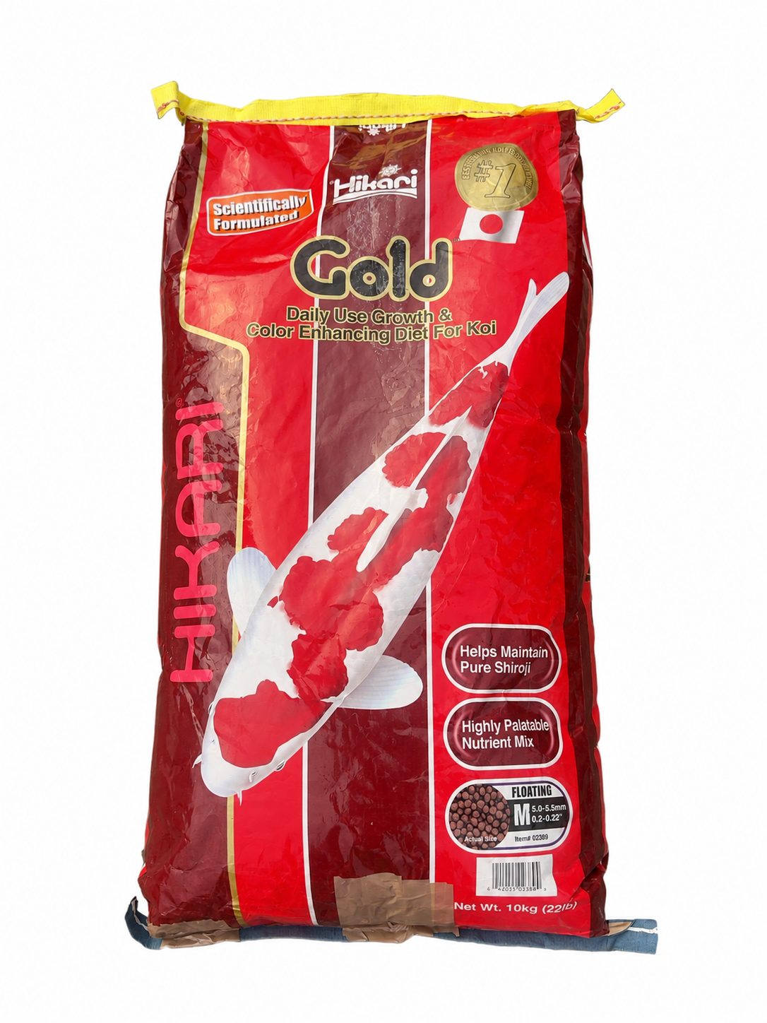 DAMAGED – Hikari Gold Medium Floating Koi Food 10kg – Bag A