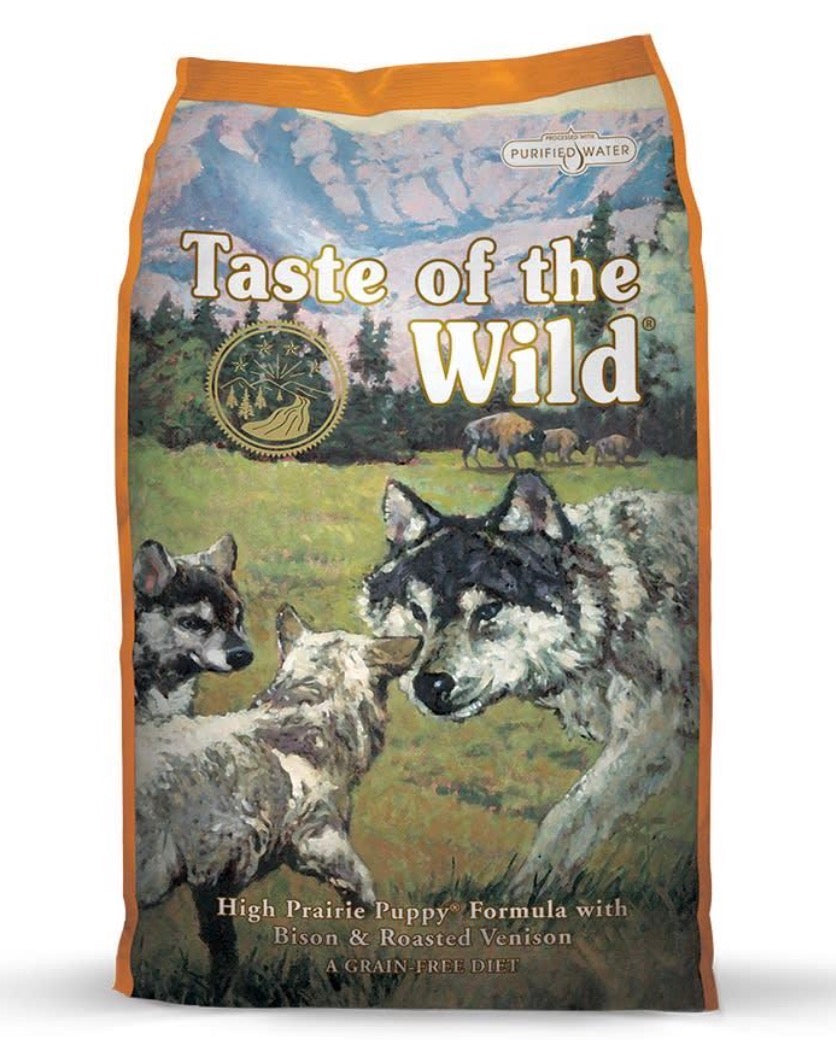 Taste of the Wild High Prairie Puppy – Bison & Roasted Venison Grain-Free Dog Food 2kg
